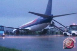 SriwijayaTergelincir Lagi di Bandara Supadio Pontianak