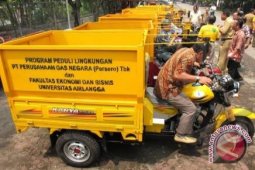 Ardin Maluku Sumbang Dua Sepeda Motor Sampah