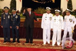 Presiden  SBY Lantik Kasal dan Kasau Baru