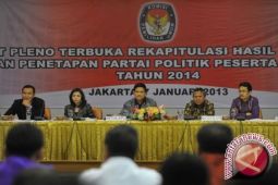 Rapat pleno verifikasi parpol berlangsung sengit