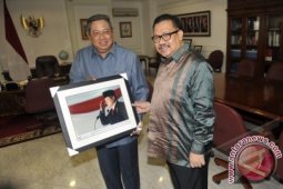 Direksi ANTARA Diterima Presiden