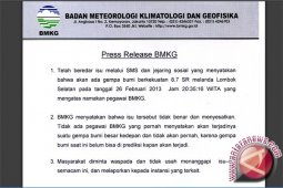 BMKG jelaskan soal isu gempa besar di Lombok