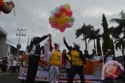 KPU Gelar Jalan Sehat Menuju Pemilu Jurdil