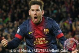 Messi cetak gol ke-400 saat lawan Eibar