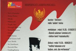 Perupa pamerkan sketsa "pasar subuh riwayatmu kini"