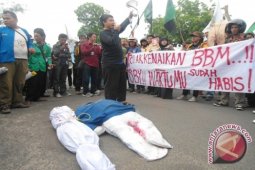 Mahasiswa se-Sumbagsel tuntut kebebasan berdemokrasi ditegakkan