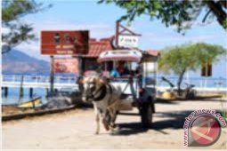 Gili trawangan lombok ramai dikunjungi wisatawan