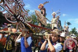 Warga Dayak Gelar Kegiatan Adat "Pakenoq Tawai"
