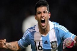 Aguero Akan Absen Laga Argentina Lawan Italia