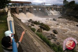 Bendung Katulampa Bogor siaga banjir