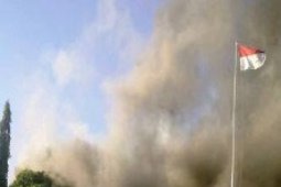 Kantor Gubernur NTT Terbakar