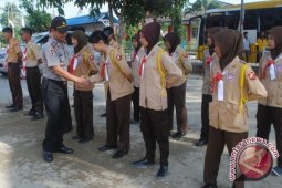 27 Pramuka Kukar Ikuti Peran Saka