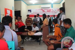 RRI Entikong Gelar Donor Darah, Partisipasi Warga Tinggi