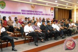 Gubernur Pantau Pilkada Lewat Video Conference