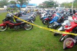 Polres Paser Amankan 170 Unit Motor