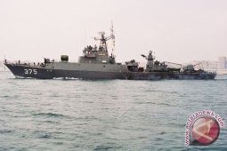 KRI Teluk Banten Singgah di Balikpapan