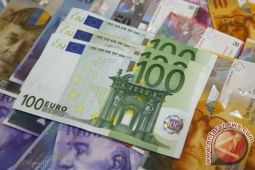 Penguatan euro gagal