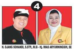 Ojang-Imas unggul pada 29 kecamatan di Subang