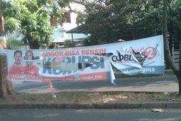 Bima sesalkan perobekan spanduk Bogor Bebas Korupsi