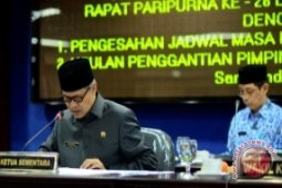 DPRD Sahkan Jadwal Masa Sidang III