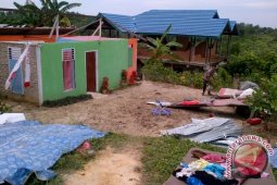 Enam Rumah di Nunukan Hancur Terkena Puting Beliung