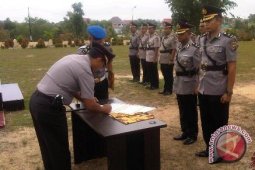 Empat Perwira Polres Bangka Barat Dimutasi