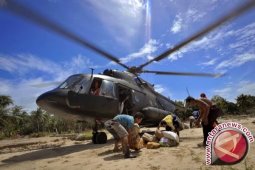 Evakuasi jenazah kecelakaan helikopter MI-17 terhalang cuaca