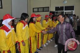 Wabub Lepas Atlet Pornas Kopri Ke Manado