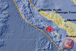 GEMPA 5,8 SR GUNCANG KABUPATEN SIMEULUE ACEH