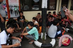 Diamankan Belasan Diduga Preman