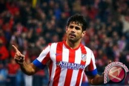 Dua gol Costa bawa Atletico ke puncak klasemen