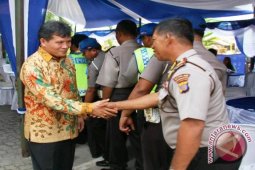 Joudy Mailoor  "Open House" di Mapolsek Penajam