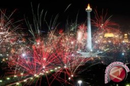 Ratusan acara meriahkan tahun baru di Jakarta