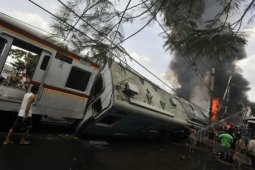 Stasiun Serpong Batalkan Keberangkatan Terkait Kecelakaan Kereta