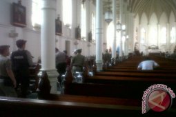 Polresta Bogor lakukan sterilisasi gereja