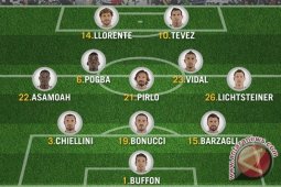 Dua gol Vidal bantu Juve raih kemenangan beruntun