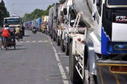 Kemacetan masih terjadi di jalur Pantura Subang