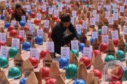 Aksi Solidaritas Pekerja Tambang