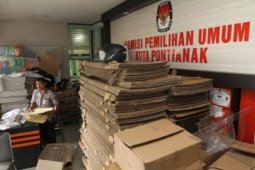 KPU Kota Pontianak Sewa Gudang Logistik