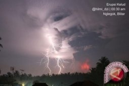 Debu vulkanik Gunung Kelud sudah sampai Bogor