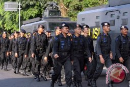 Empat SSK Brimob Kaltim Bantu Pengamanan Jakarta