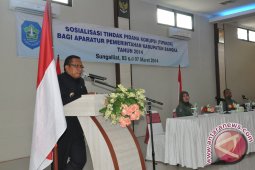 Bupati Ajak Aparatur Pemerintahan Tanamkan Sikap Antikorupsi