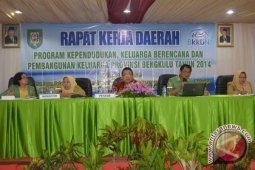 Bengkulu gelar Rakerda program KKB dan pembangunan keluarga