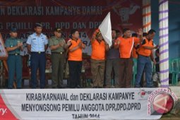 KPU Gorontalo Utara Gelar Kirab Pemilu Damai