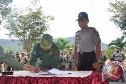 Bupati Bangka Tandatangani Perjanjian Keamanan