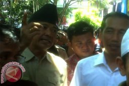 Jokowi Kampanye Blusukan ke Pasar Seni Sukawati