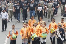 Reog Ontrog Kota Ingatkan Warga Datang ke TPS