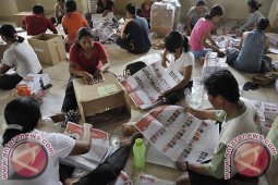 KPU: 78 Persen Surat Suara sampai Provinsi