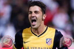 David Villa Bawa Atletico ke Puncak La Liga