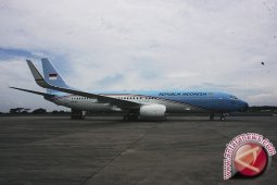 Selamat datang pesawat kepresidenan "Indonesian One"